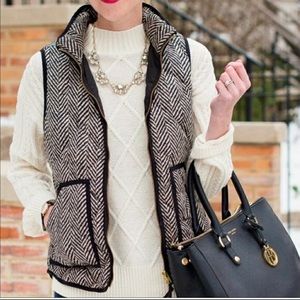 JCrew Herringbone vest good as new size XXL